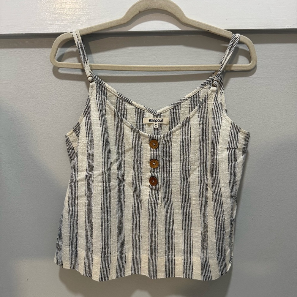 Rip curl linen tank top